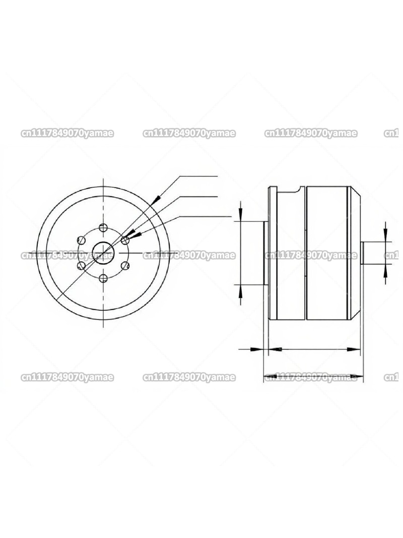 UNTUK Motor Hub BLDC DM-H3510  - Direct Drive Servo Motor Robotics ulasan dan harga