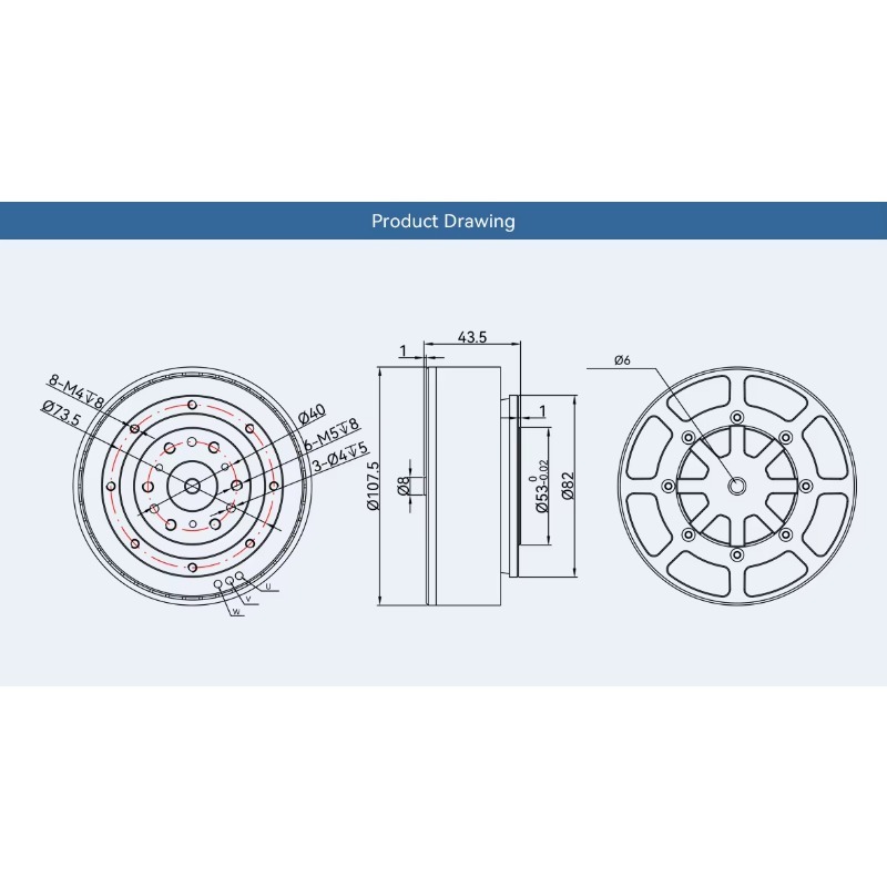 Motor Aktuator Robot dengan Gi - Bldc Planetary Gear Motor 48V High Torque ulasan dan harga