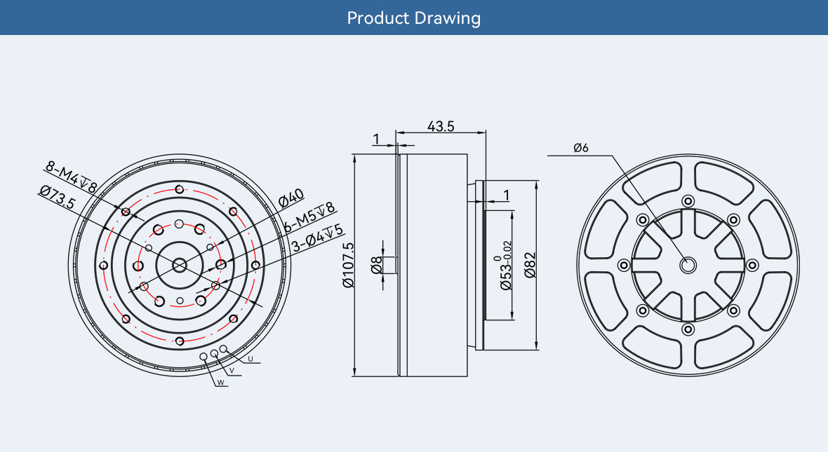 Cubermars AKE90-8, Motor Aktua - Bldc Planetary Gear Motor 48V High Torque ulasan dan harga